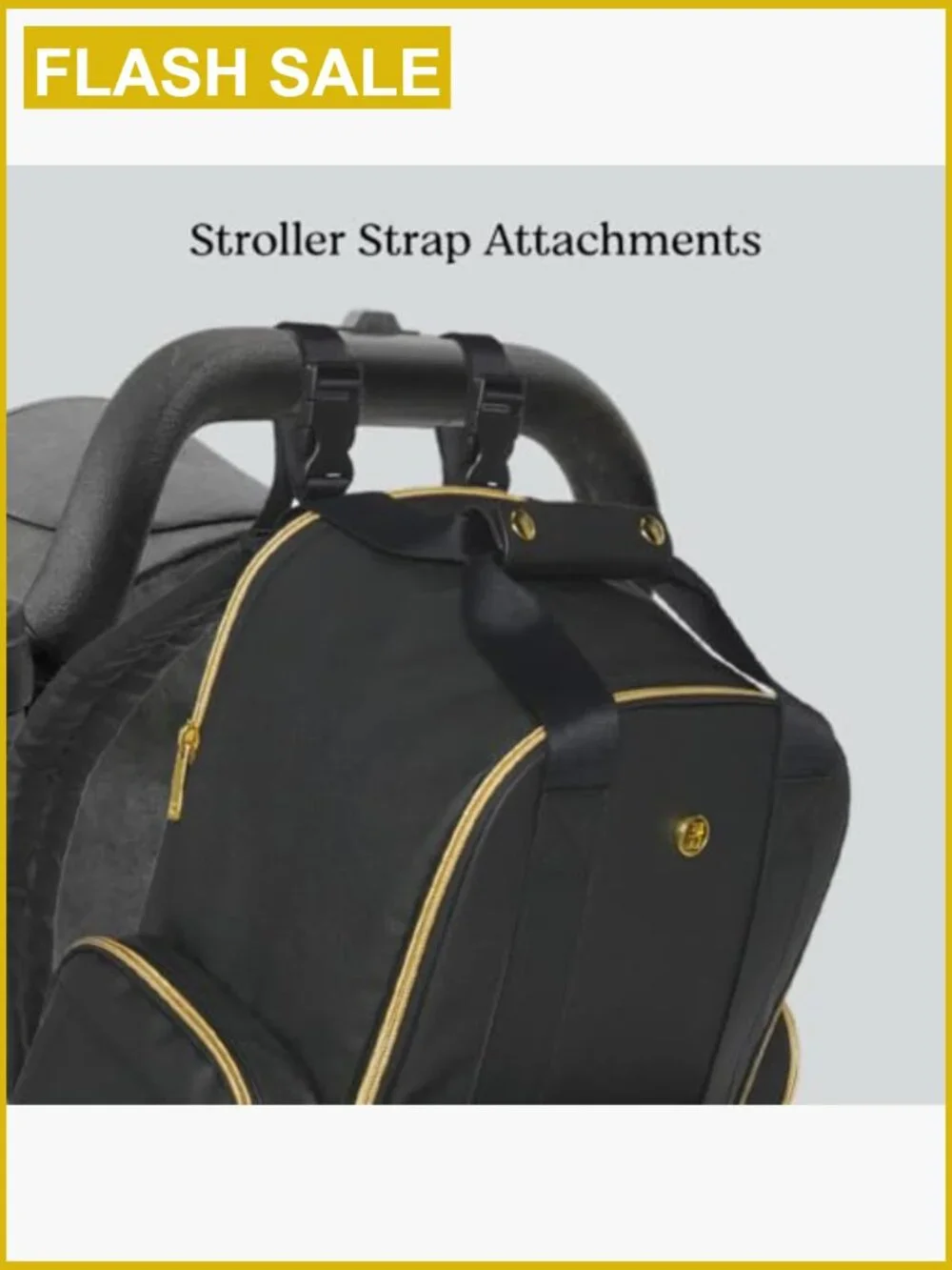 Vegan Leather Diaper Backpack with Changing Pad, Spacious 7-Pocket